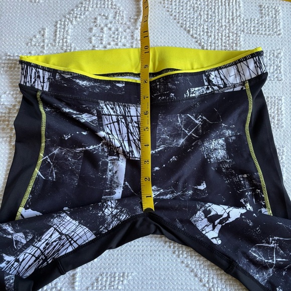 Kyodan women’s size Large black yellow white full length drawstring‎ leggings - Picture 3 of 8